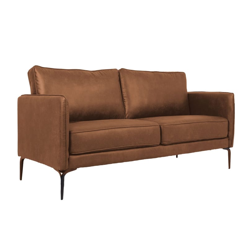 Sofa HOME4YOU Sofia 2-personers Brun, brun
