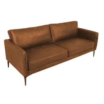 Sofa HOME4YOU Sofia 3-personers Brun - Brun - Møbler - Sofaer - Lædersofaer