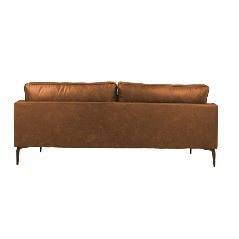 Sofa HOME4YOU Sofia 3-personers Brun - Brun - Møbler - Sofaer - Lædersofaer
