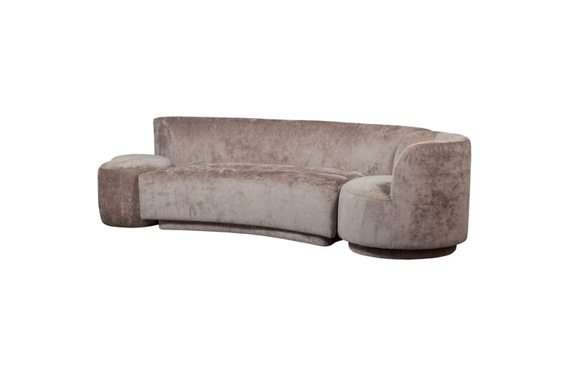 Sofa Sæt Combi-Popular med Skammel, Taupe