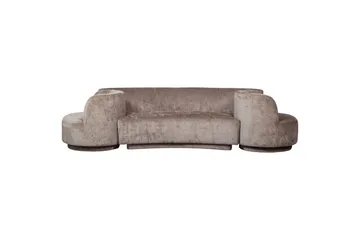 Sofa Sæt Combi-Popular - Taupe - Møbler - Sofaer - 4 personers sofa