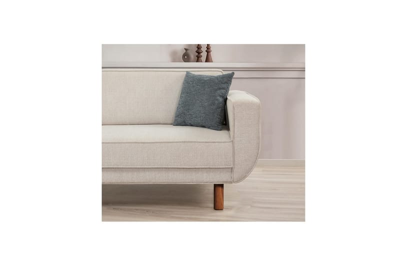 Sofa-seng sæt Sudarus Anden Valnød / Creme - Valnød / Creme - Møbler - Sofaer - Sofagrupper