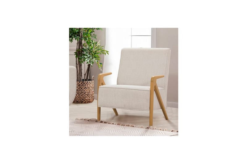 Sofa-seng sæt Sudarus Eg / Creme - Eg / Creme - Møbler - Sofaer - Sovesofaer