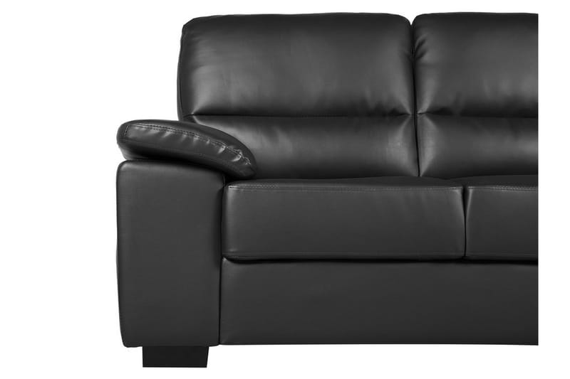 Sofa Sofa 2 sæder - Sort - 2 personers sofa