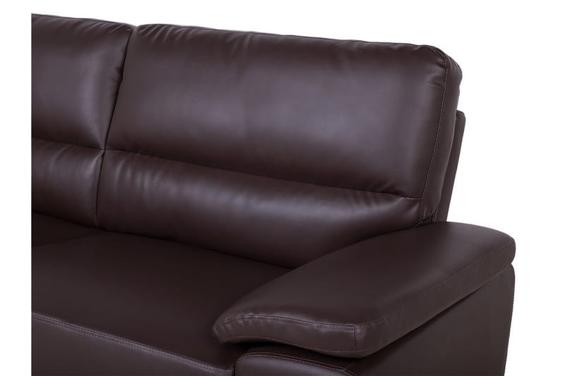 Sofa Sofa 3 sæder - Brun - 3 personers sofa