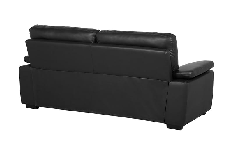 Sofa Sofa 3 sæder - Sort - 3 personers sofa