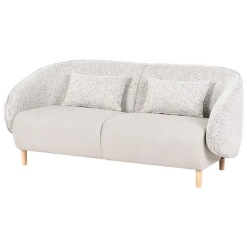 Sofa Umea - Beige, lyst træ - Møbler - Sofaer - 3 personers sofa
