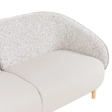 Sofa Umea - Beige, lyst træ - Møbler - Sofaer - 3 personers sofa