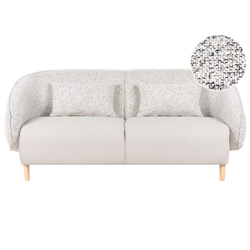 Sofa Umea, Beige, lyst træ