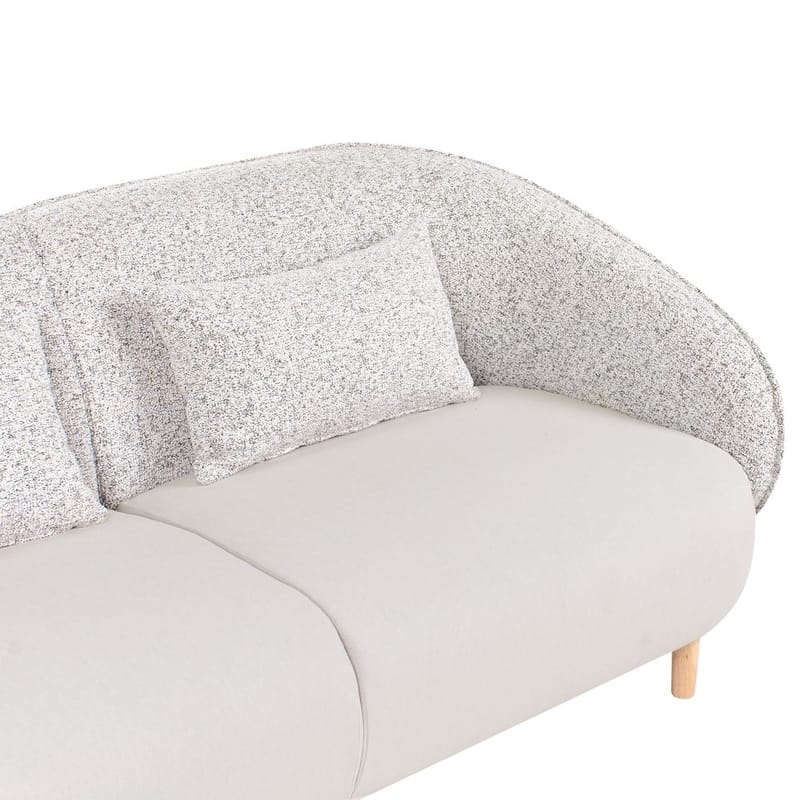 Sofa Umea - Beige, lyst træ - Møbler - Sofaer - 3 personers sofa