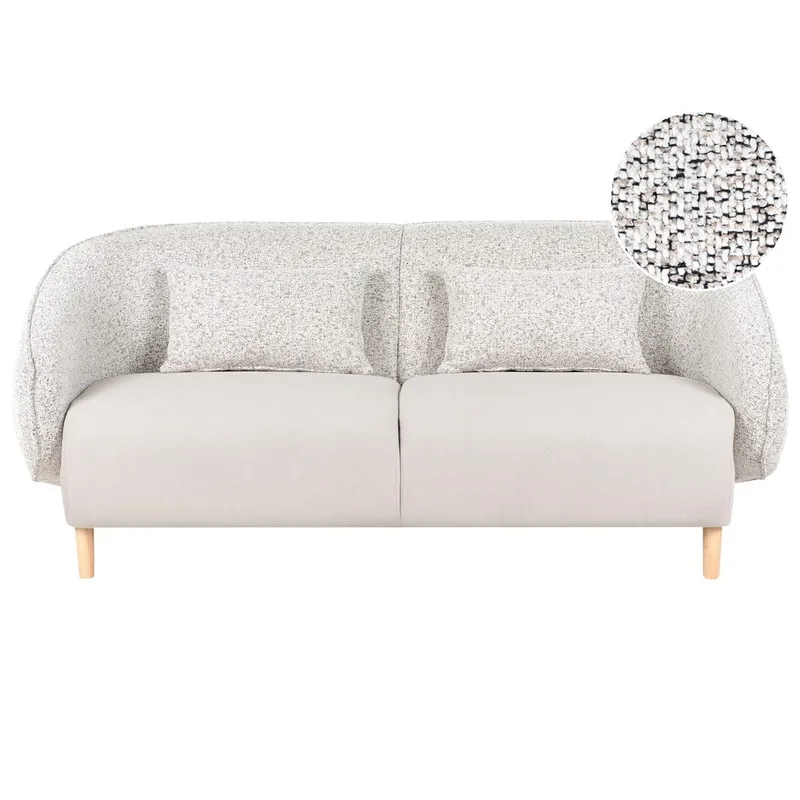 Sofa Umea, Beige, lyst træ