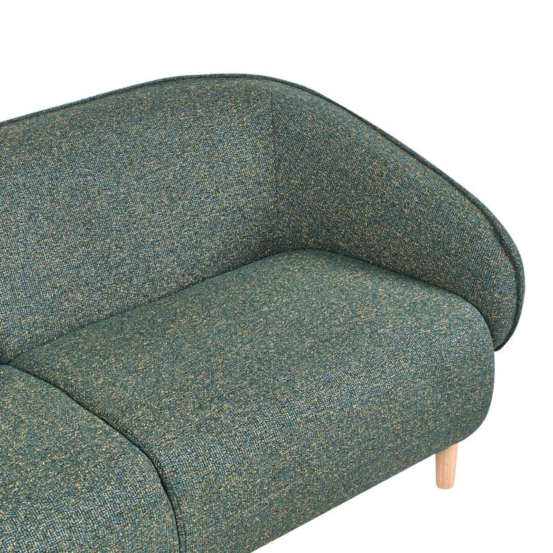 Sofa Umea - Grøn, lyst træ - Møbler - Sofaer - 3 personers sofa