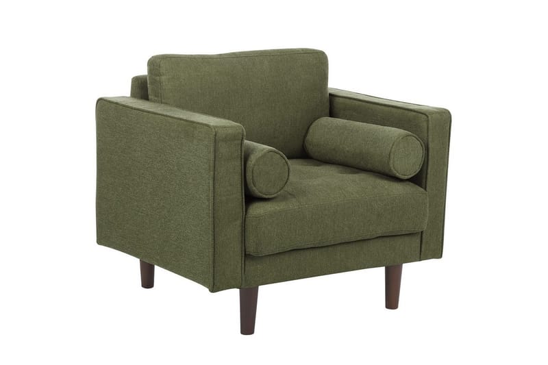 6-sits Soffgrupp Beliani Nurmo Beige/mörkt trä Green||Dark colored wood - Møbler - Sofaer - Sofagrupper