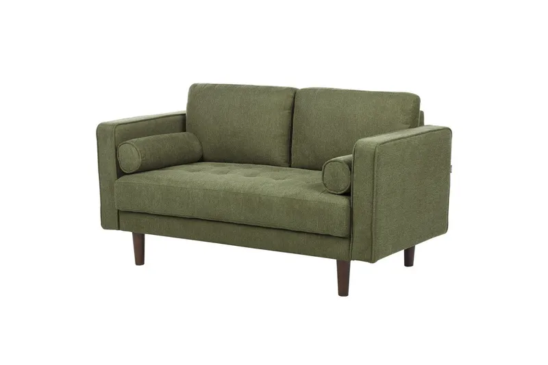 6-sits Soffgrupp Beliani Nurmo Beige/mörkt trä Green||Dark colored wood - Møbler - Sofaer - Sofagrupper