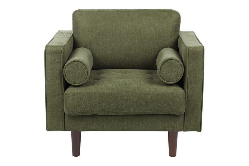 6-sits Soffgrupp Beliani Nurmo Beige/mörkt trä Green||Dark colored wood - Møbler - Sofaer - Sofagrupper
