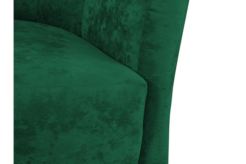 Adrial 3-Pers. Sofagruppe - Velour/Grøn/Sort Krom - Møbler - Sofaer - Sofagrupper