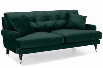 Andrew 3-personers Fløjlssofa - Grøn - Møbler - Sofaer - Sofagrupper - Howard sofagruppe