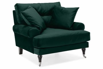 Andrew 3-personers Fløjlssofa - Grøn - Møbler - Sofaer - Sofagrupper - Howard sofagruppe