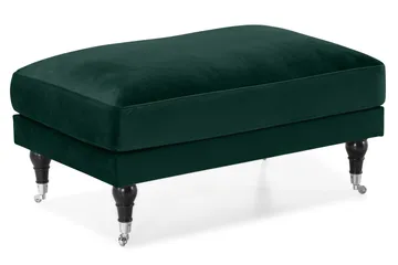 Andrew Sofagruppe 2-personers Sofa + Lænestol + Fodskammel i Fløjl - Grøn - Møbler - Sofaer - Sofagrupper - Howard sofagruppe