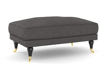 Andrew Sofagruppe 2-personers Sofa + Lænestol + Fodskammel i Stof - Mørkegrå - Møbler - Sofaer - Sofagrupper - Howard sofagruppe