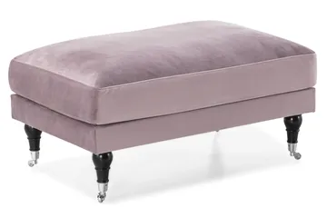 Andrew Sofagruppe 3-personers Sofa + Lænestol + Fodskammel i Fløjl - Lilla - Møbler - Sofaer - Sofagrupper - Howard sofagruppe