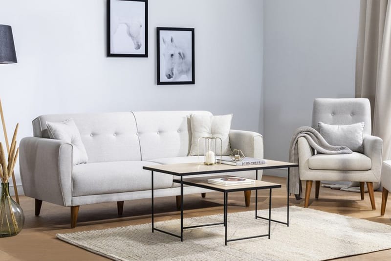 Arianda Sofagruppe - Cream - Møbler - Sofaer - Sofagrupper