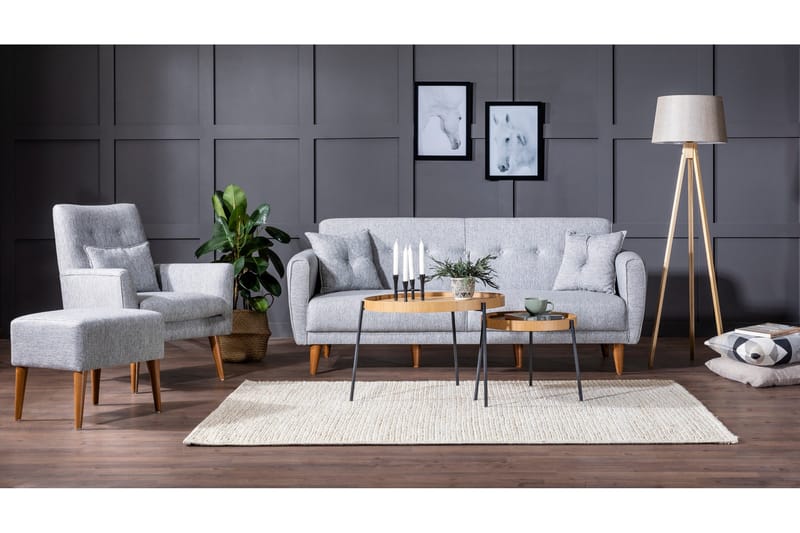 Arianda Sofagruppe - Grå - Møbler - Sofaer - Sofagrupper