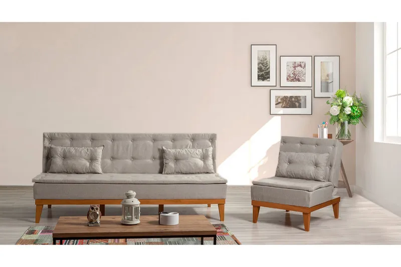 Fuoco Sofagruppe - Cream - Møbler - Sofaer - Sofagrupper