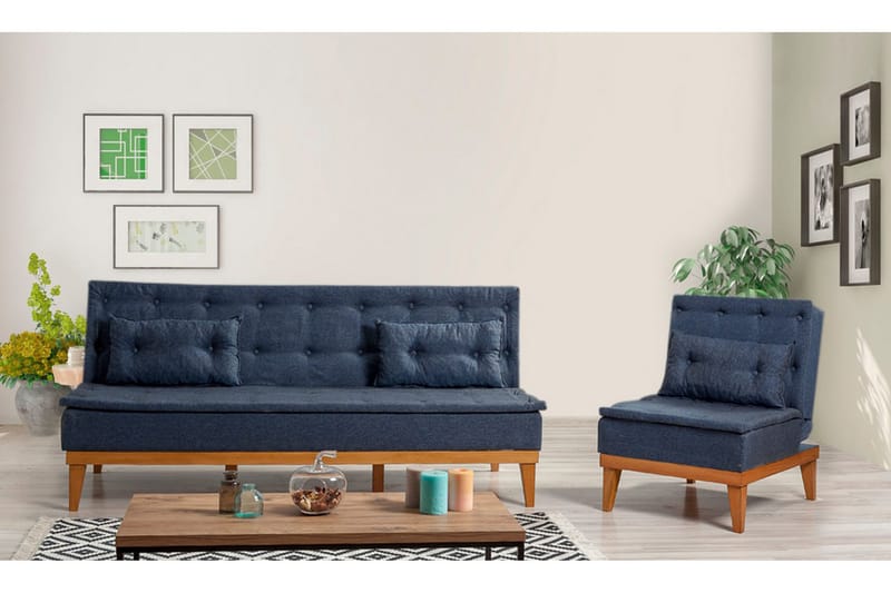 Fuoco Sofagruppe, Mørkeblå