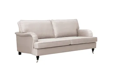 Howard Classic sofagruppe 3-personers sofa og lænestol i fløjl - Beige - Møbler - Sofaer - Sofagrupper - Howard sofagruppe