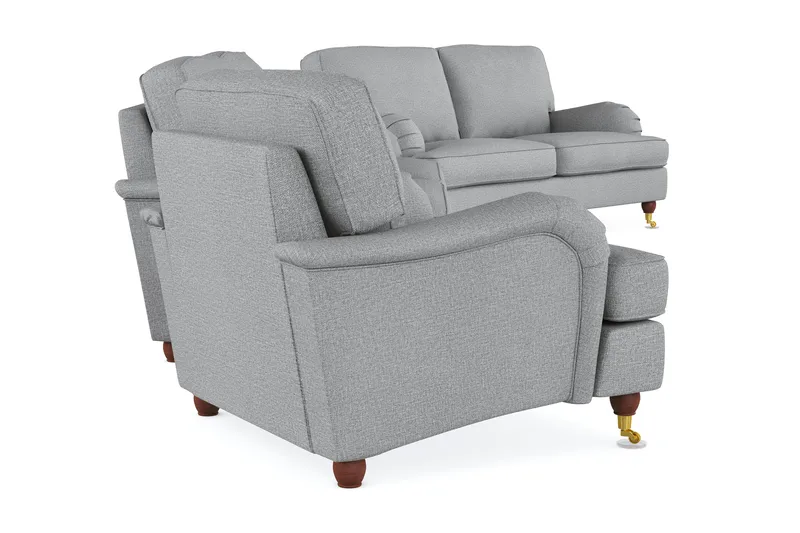 Howard Lyx Sofagruppe 3-personers + 2-personers Sofa + Lænestol i Stof - Lysegrå - Møbler - Sofaer - Sofagrupper - Sofasæt 3+2+1