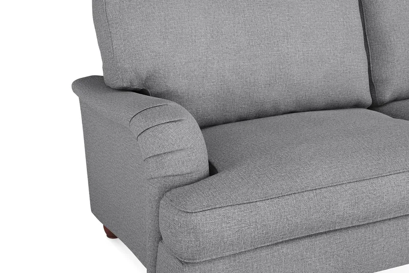 Howard Lyx Sofagruppe 3-personers + 2-personers Sofa + Lænestol i Stof - Lysegrå - Møbler - Sofaer - Sofagrupper - Sofasæt 3+2+1