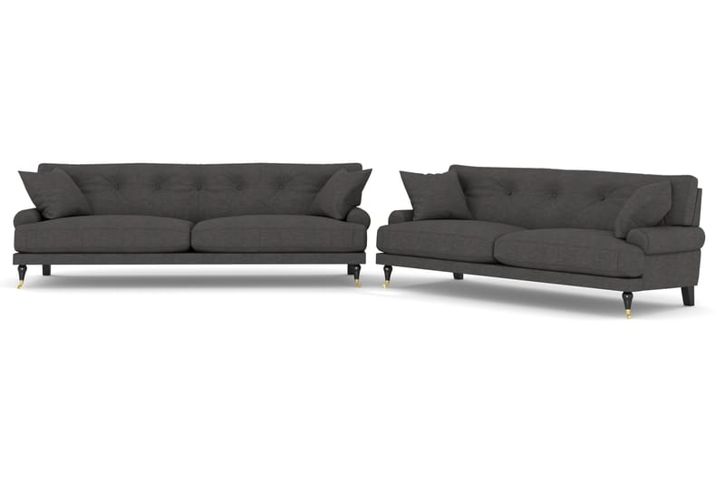 Andrew 3-personers Stofsofa - Mørkegrå - Møbler - Sofaer - Sofagrupper - Howard sofagruppe