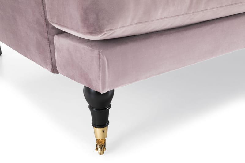 Andrew 3-personers Fløjlssofa - Lilla - Møbler - Sofaer - Sofagrupper - Howard sofagruppe