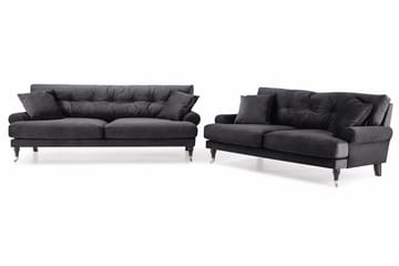 Andrew 3-personers Fløjlssofa