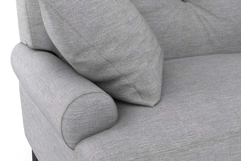 Andrew Sofagruppe 3-personers + 2-personers Sofa + Lænestol + Fodskammel i Stof - Grå - Møbler - Sofaer - Sofagrupper - Howard sofagruppe