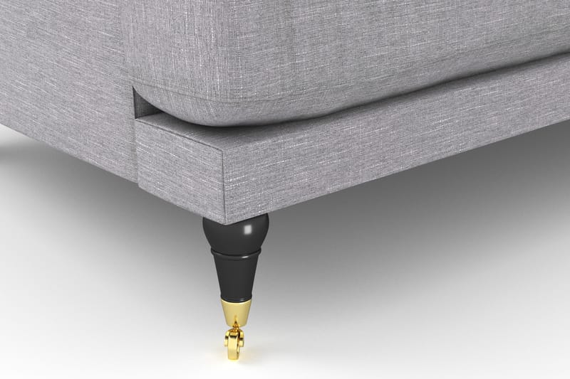 Andrew Sofagruppe 3-personers + 2-personers Sofa + Lænestol + Fodskammel i Stof - Grå - Møbler - Sofaer - Sofagrupper - Howard sofagruppe