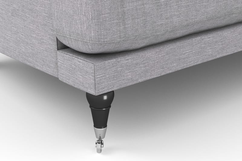 Andrew Sofagruppe 3-personers + 2-personers Sofa + Lænestol + Fodskammel i Stof - Grå - Møbler - Sofaer - Sofagrupper - Howard sofagruppe