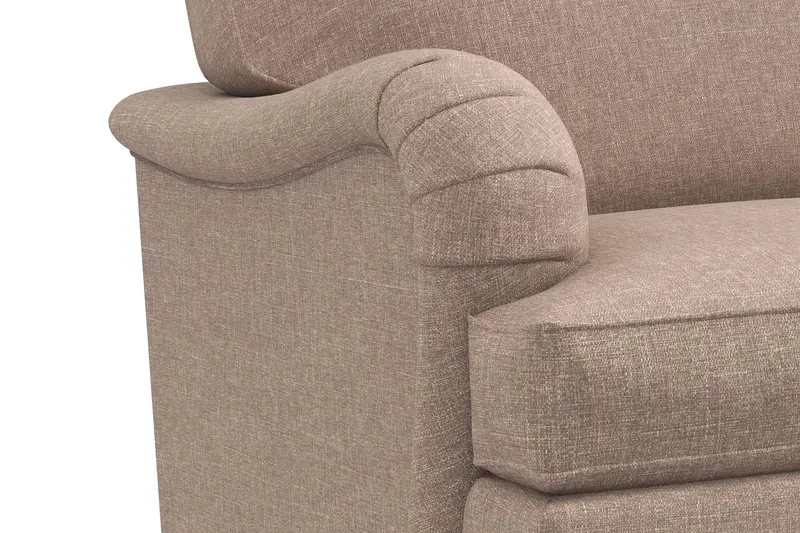 Howard Classic Sofagruppe 2-personers Sofa + Lænestol + Fodskammel i Stof - Mørkebege - Møbler - Sofaer - Sofagrupper - Howard sofagruppe