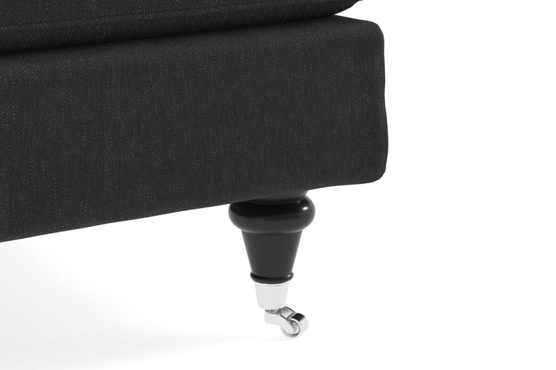 Howard Classic Sofagruppe 2-personers Sofa + Lænestol + Fodskammel i Stof - Mørkegrå - Møbler - Sofaer - Sofagrupper - Howard sofagruppe
