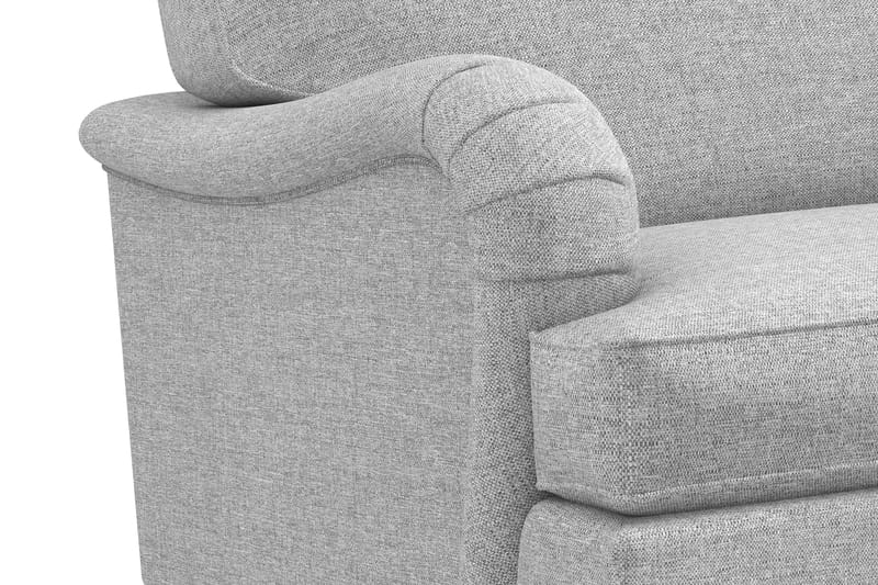 Howard Classic Sofagruppe 3-personers Sofa + Lænestol + Fodskammel i Stof - Grå - Møbler - Sofaer - Sofagrupper - Howard sofagruppe