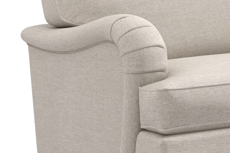 Howard Classic Sofagruppe 3-personers Sofa + Lænestol + Fodskammel i Stof - Beige - Møbler - Sofaer - Sofagrupper - Howard sofagruppe