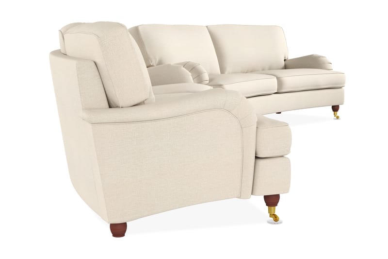 Howard Lyx Sofaarrangement 4-personers + 3-personers Buet Stofsofa - Beige - Møbler - Sofaer - Sofagrupper - Howard sofagruppe