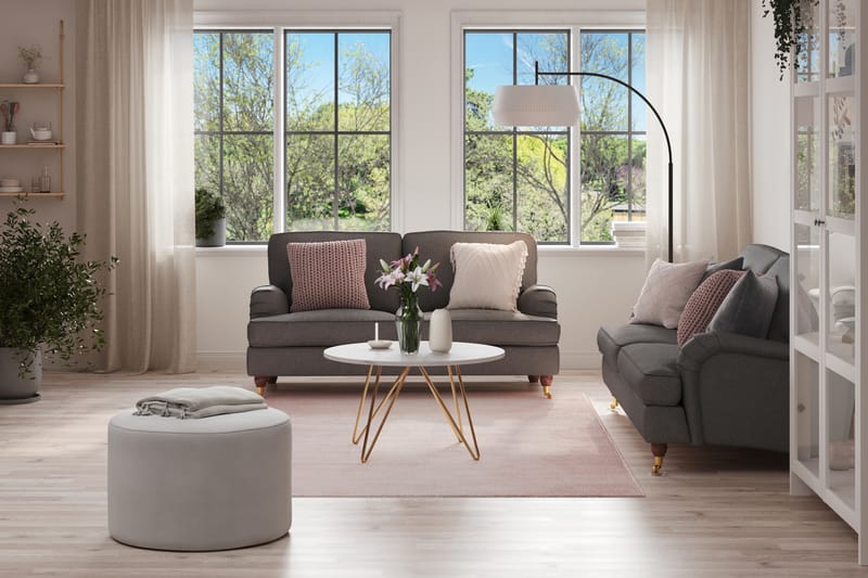 Howard Lyx Sofagruppe 3-personers + 2-personers Stofsofa - Mørkegrå - Møbler - Sofaer - Sofagrupper - Howard sofagruppe