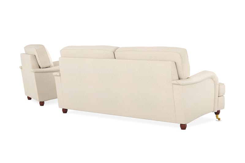 Howard Lyx Sofagruppe 3-personers Sofa + Chaiselongstol i Stof - Beige - Møbler - Sofaer - Sofagrupper - Howard sofagruppe