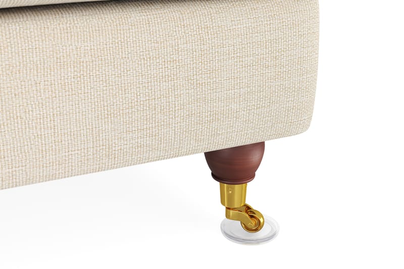 Howard Lyx Sofagruppe 3-personers Sofa + Lænestol + Fodskammel i Stof - Beige - Møbler - Sofaer - Sofagrupper - Howard sofagruppe