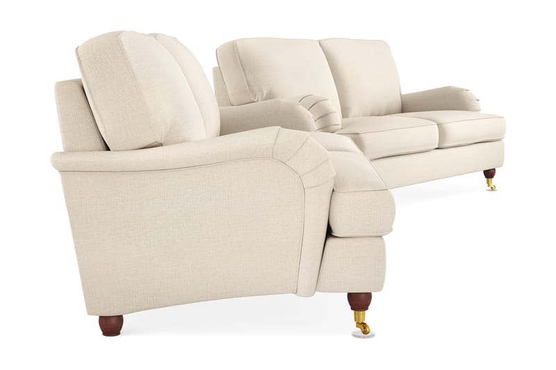 Howard Lyx Sofagruppe 3-personers + 2-personers Stofsofa - Beige - Møbler - Sofaer - Sofagrupper - Howard sofagruppe