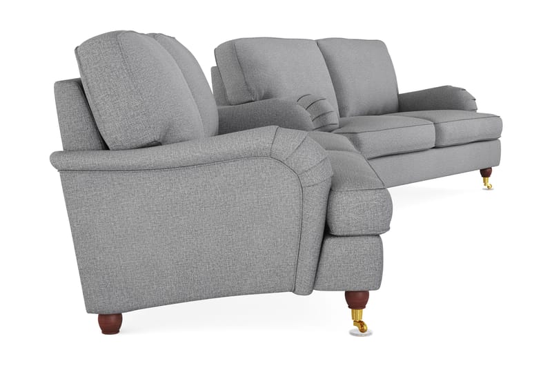 Howard Lyx Sofagruppe 3-personers + 2-personers Stofsofa - Lysegrå - Møbler - Sofaer - Sofagrupper - Howard sofagruppe