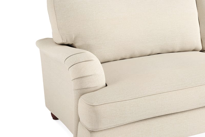 Howard Lyx Sofagruppe 3-personers + 2-personers Sofa + Lænestol + Fodskammel i Stof - Beige - Møbler - Sofaer - Sofagrupper - Howard sofagruppe
