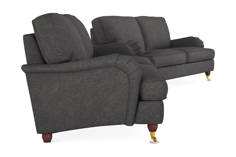 Howard Lyx Sofagruppe 3-personers + 2-personers Stofsofa - Mørkegrå - Møbler - Sofaer - Sofagrupper - Howard sofagruppe